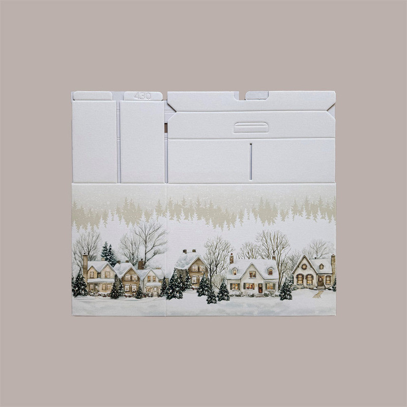 Scatola Christmas Village per Confezioni Regalo Natalizie 430x240H345 mm 5 Pz [7e0b74cc]