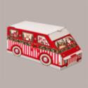Scatola Natalizia Furgoncino Rosso 310x150H160 mm per Confezioni Regalo 10 Pz [390065a0]