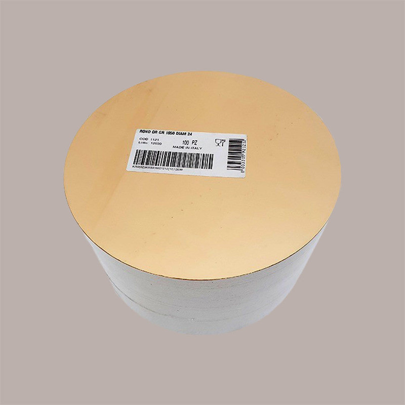 Disco Vassoio Rigido Leggero Sottotorta Dolce in Cartoncino Alimentare Oro  Bordo Liscio Dm32 cm 10 Kg [8d5a9008]