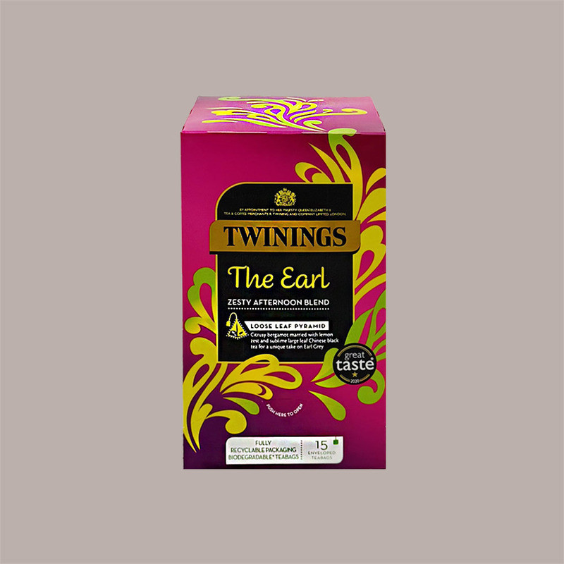 Tè Nero The Earl Twinings Classic Tea Confezione da 15 Pz [3f05fdc1]