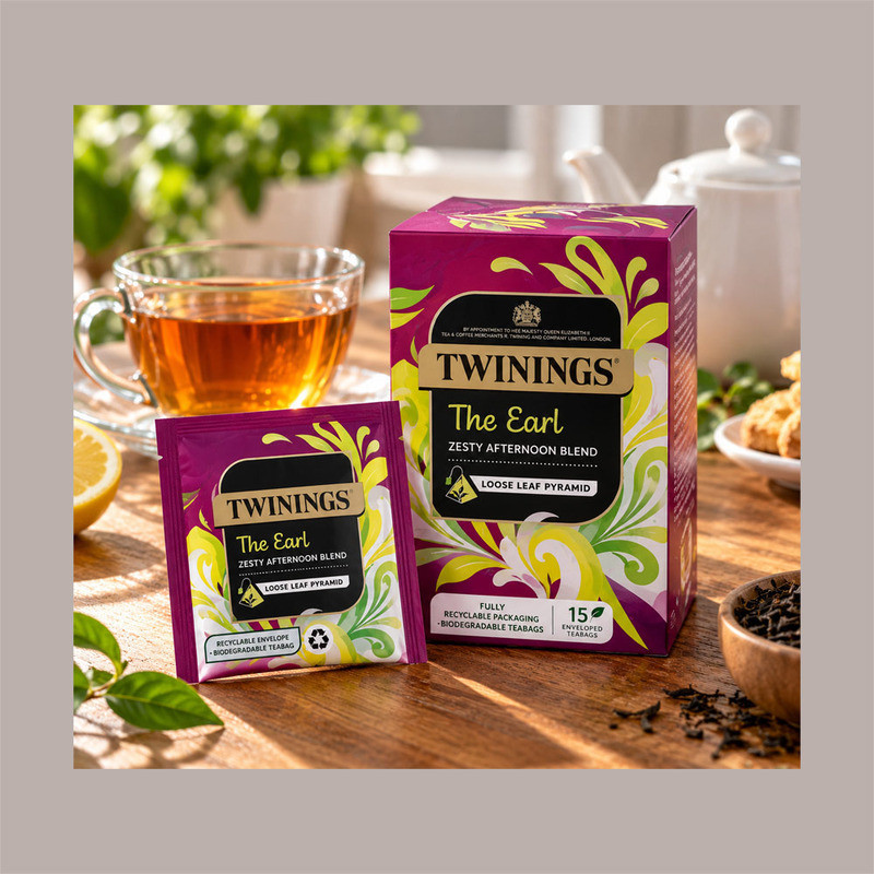 Tè Nero The Earl Twinings Classic Tea Confezione da 15 Pz [513e7fc8]