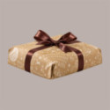 Carta Ecolife Natalizia Per Incarto Panettone Word Christmas Avana 100x75 cm  5 kg [52794b64]