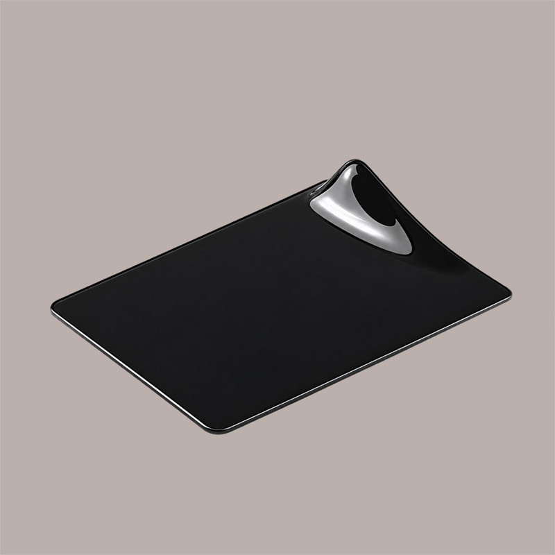 Vassoio Mini Monoporzione Gogo Quadrato Nero 90x105 mm 40 pezzi [1047e111]
