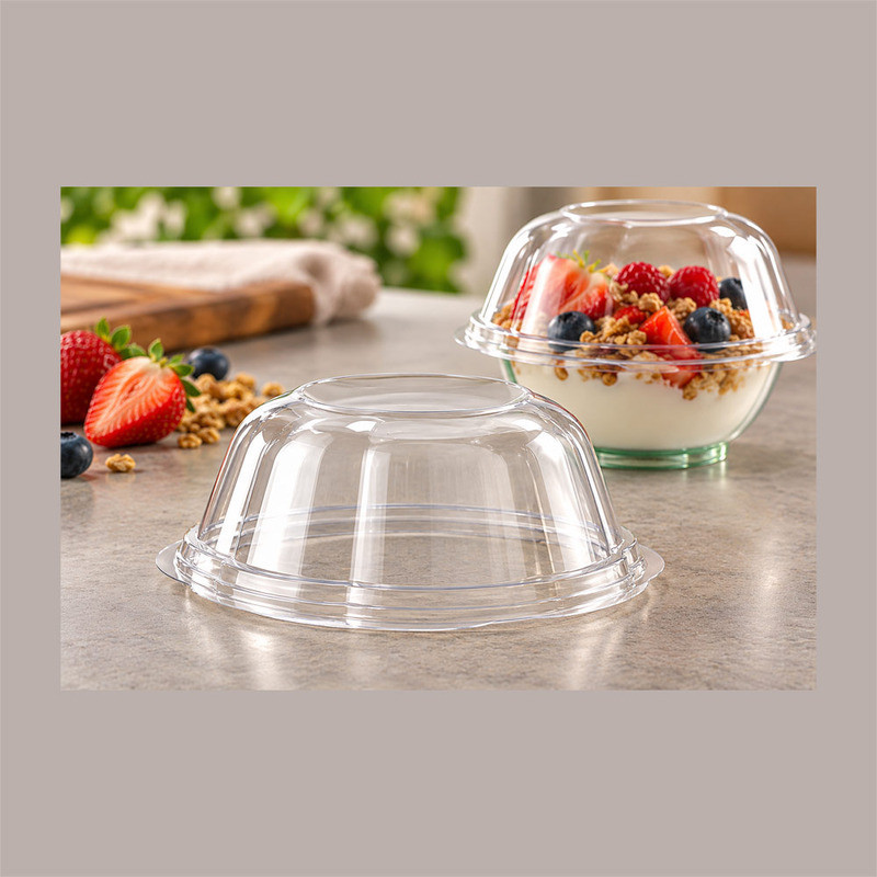 Coperchio Bombato Cristallo Ice Mix 6 per Coppa Yo Mix 100cc Alcas 50 pezzi [5aece209]