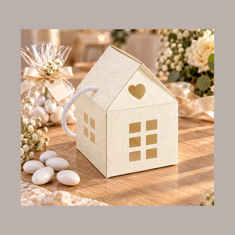 Casetta con cordino HARMONY 100x100x90 x 20 pz [3509f137]