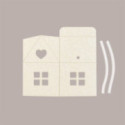 Casetta con cordino HARMONY 100x100x90 x 20 pz [5b32733e]