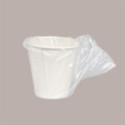 Bicchiere Carta Bianco BH25 250 ml Imbustato Singolarmente per Bevande Calde e Fredde 100 Pz [bd5aca22]
