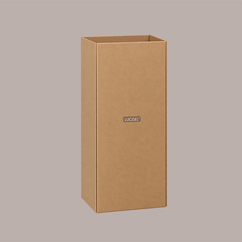 Fondo Cestino Raccolta Differenziata in Carta Automontante Avana 38x38 H 77 cm 2 pezzi [e77fb352]
