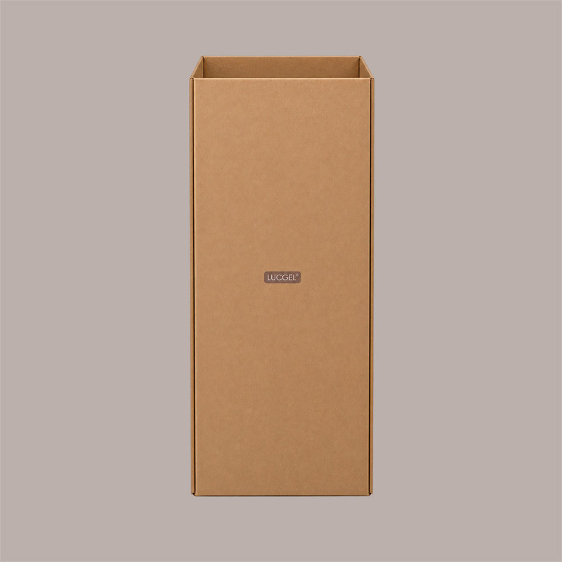 Fondo Cestino Raccolta Differenziata in Carta Automontante Avana 38x38 H 77 cm 2 pezzi [50627256]