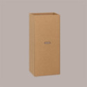 Cestini con Coperchio per Raccolta Differenziata Fondo Avana 110 Litri 38x38H77 cm 3 pezzi [cf582cd7]
