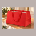 Shopper Rossa ELEGANCE con Manici Gros Grain 320+220H260 mm 10 Pz [33d28e45]