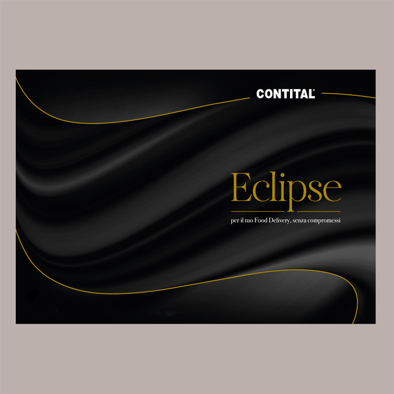 Coperchio Bombato in Polipropilene per Contenitore Oro Nero 2 Porzioni Eclipse e contenitore bianco terracotta 2 Porz [e800d984]