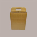 Scatola Regalo Natalizia Porta Panettone Bottiglia Valigetta SKIN ORO 305x225H350 10 pz [8ca3a399]