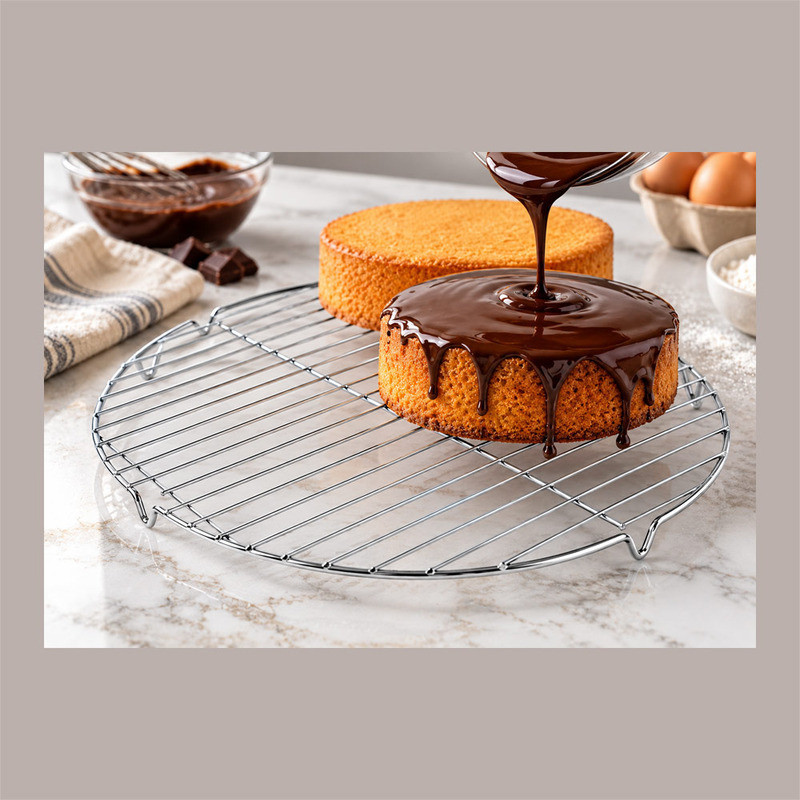 Griglia di Raffreddamento Wonder in Alluminio 300 mm per Dolci e Glassaggio [036a331e]