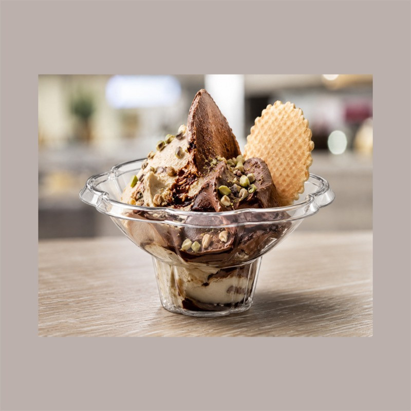 Coppetta per Yogurt Gelato YO MIX TRASPARENTE 100cc ALCAS x 100 pz [e0fcec75]