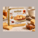 Waferini Oro Caramello Salato Ripieni in Elegante Latta Regalo 190 g [fa226197]