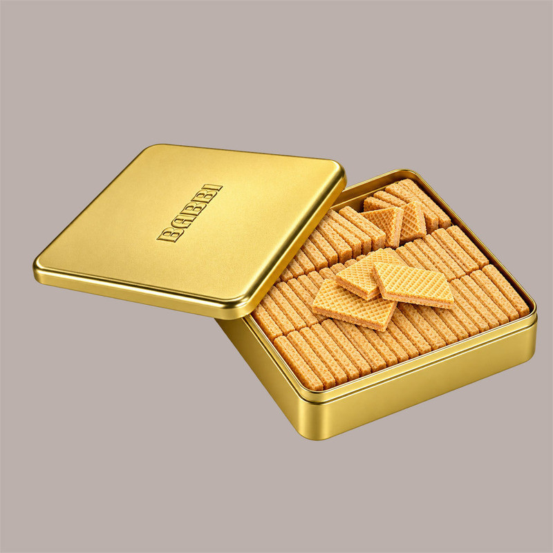 Waferini Oro Caramello Salato Ripieni in Elegante Latta Regalo 190 g [4d3fa093]