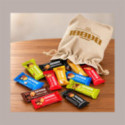 Babbini Assortiti in Sacchetto Juta Wafer Ricoperti di Cioccolato Idea Regalo 250 g [4636568e]